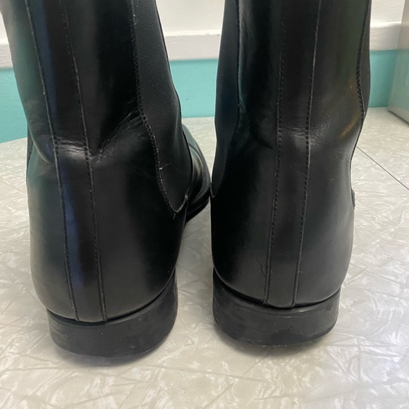 Magnanni Black leather chelsea boots Sz:12 made in Spain - Picture 6 of 12